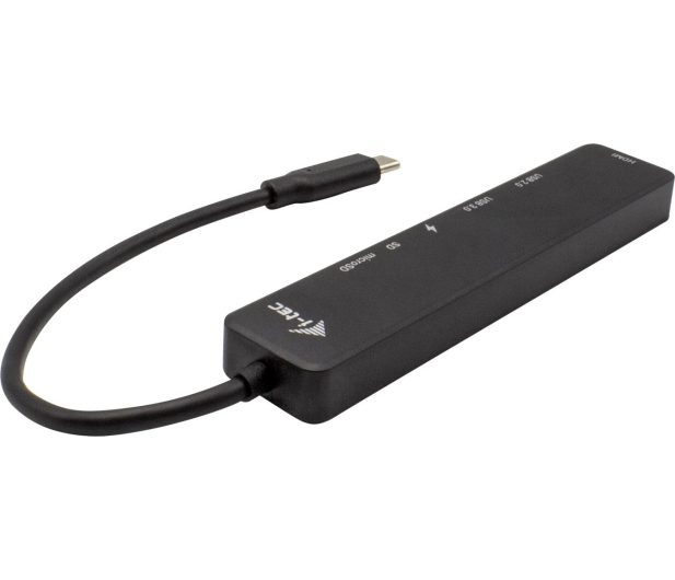 I-TEC USB-C Travel Easy Dock 4K HDMI czytnik kart + PD 60W C31TRAVELEASYDOCKPD - 687583 - zdjęcie 2